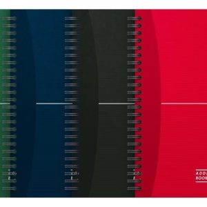 Oxford Adressbuch A4, Sonderlineatur, assortiert