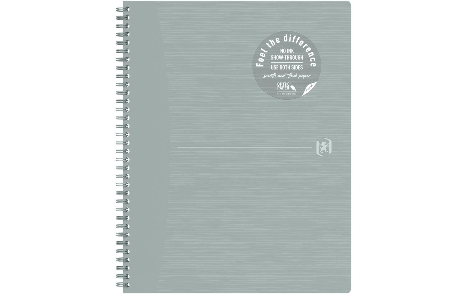Oxford Notizbuch A4+, liniert, Hellgrau 3 Oxford Notizbuch A4+, liniert, Hellgrau