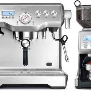 Sage Siebträgermaschine Dynamic Duo Silber