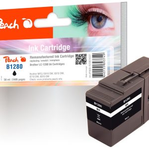 Peach Tinte für Brother LC-1280 XL Black