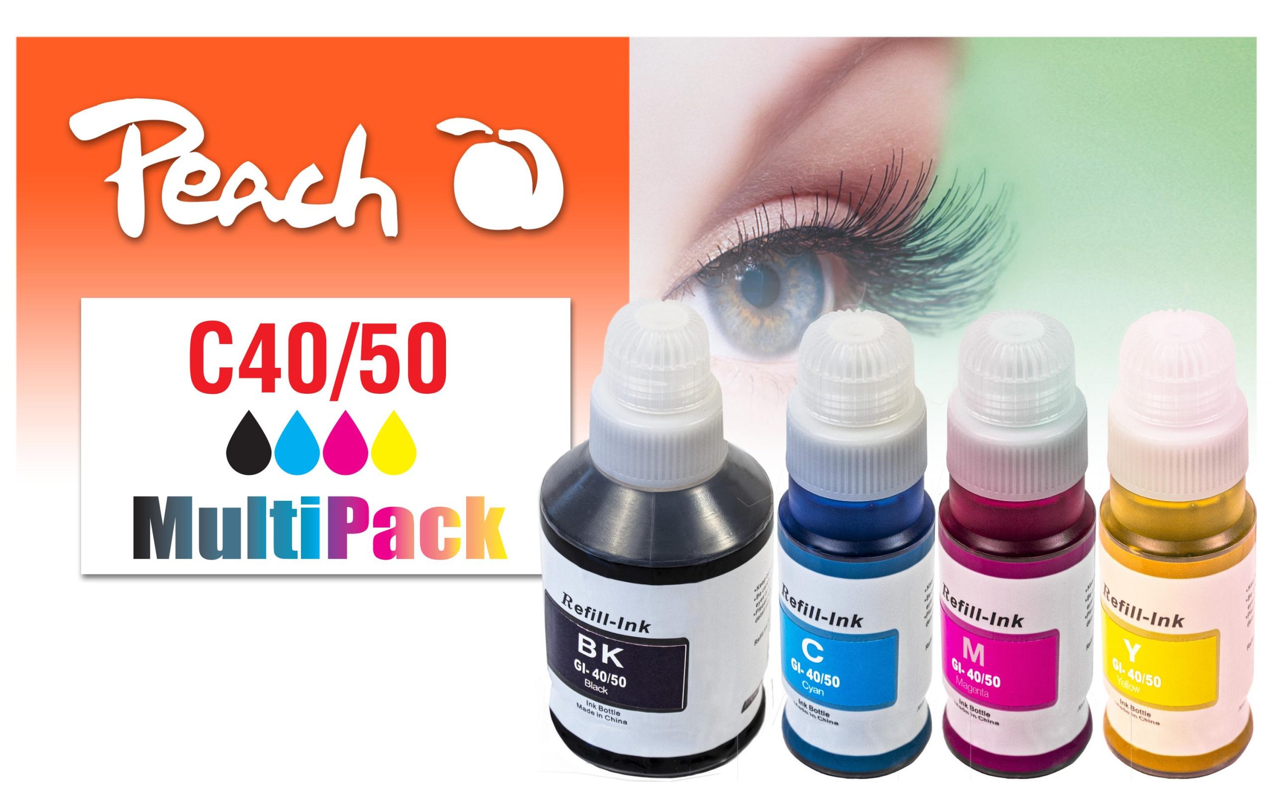Peach Tinte für Canon CISS GI-40/50 Multi-Pack C, M, Y, BK 2 254476463 xxl3 scaled