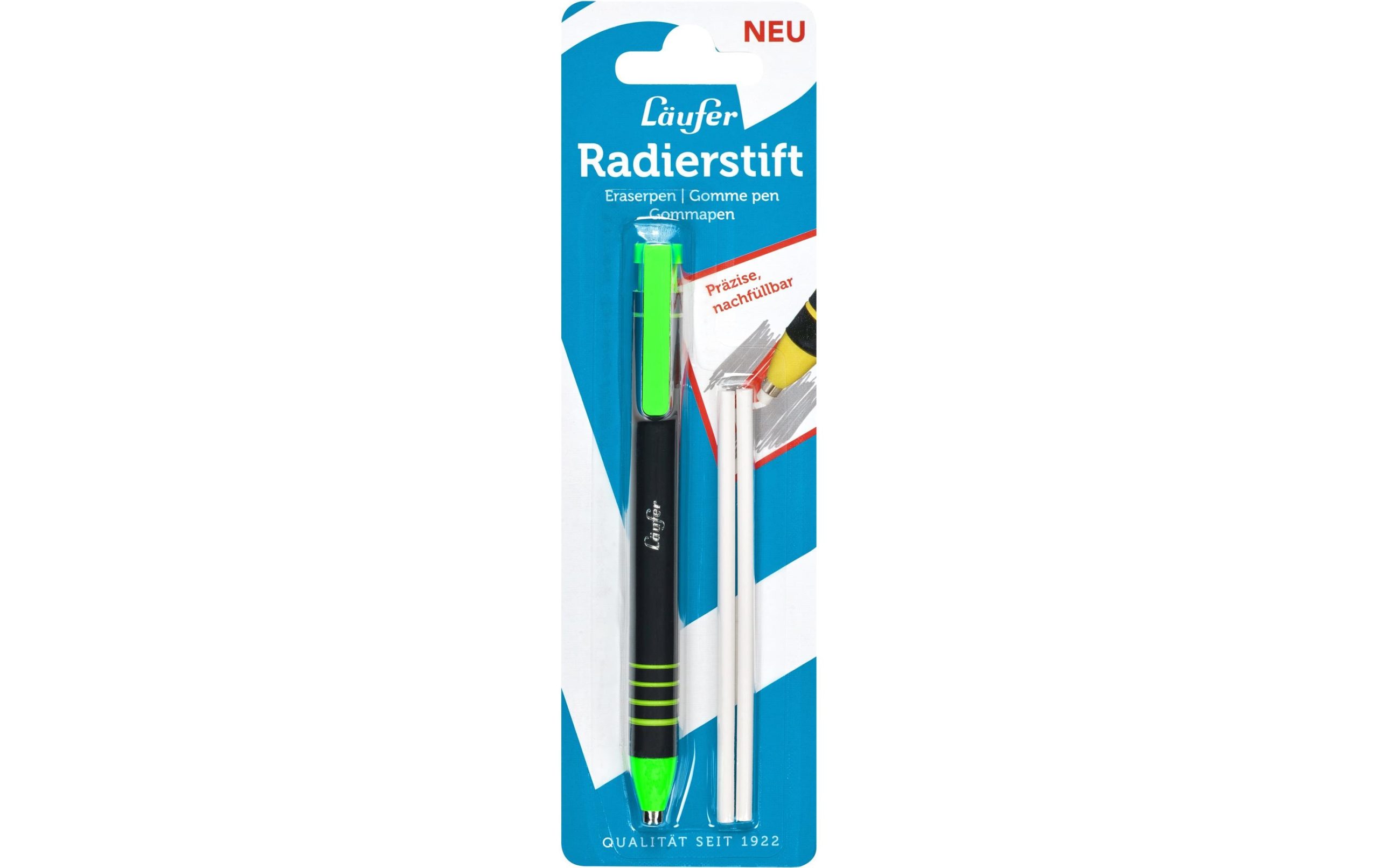 Läufer Radiergummi Grün 3 Läufer Radiergummi Grün