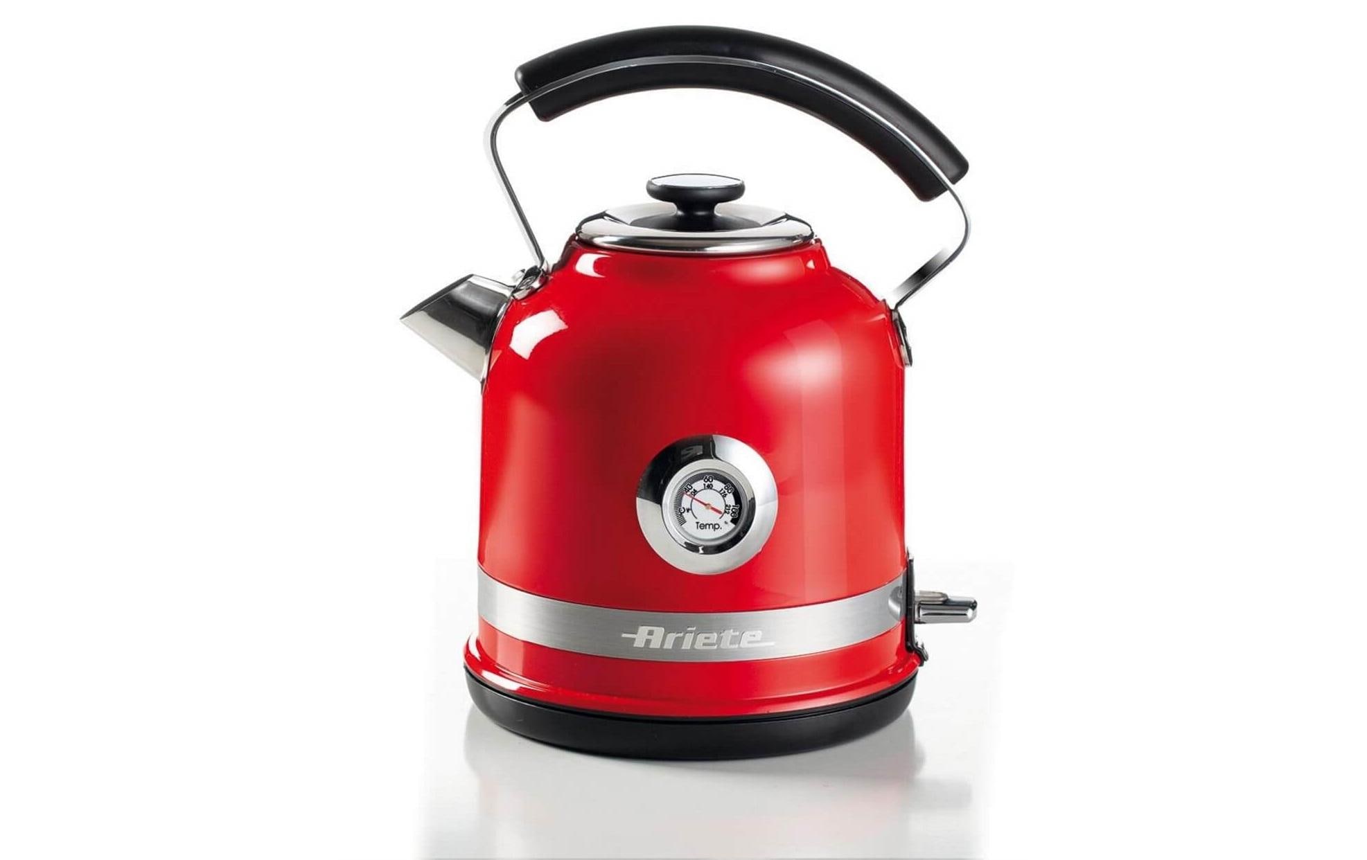 Ariete Wasserkocher Moderna 1.5 l, Rot 3 Ariete Wasserkocher Moderna 1.5 l, Rot