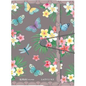 Herlitz Gummibandmappe Ladylike Butterflies PP, A4