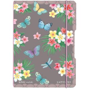 Herlitz Notizheft Ladylike Butterflies A5, 40 Blätter, punktiert
