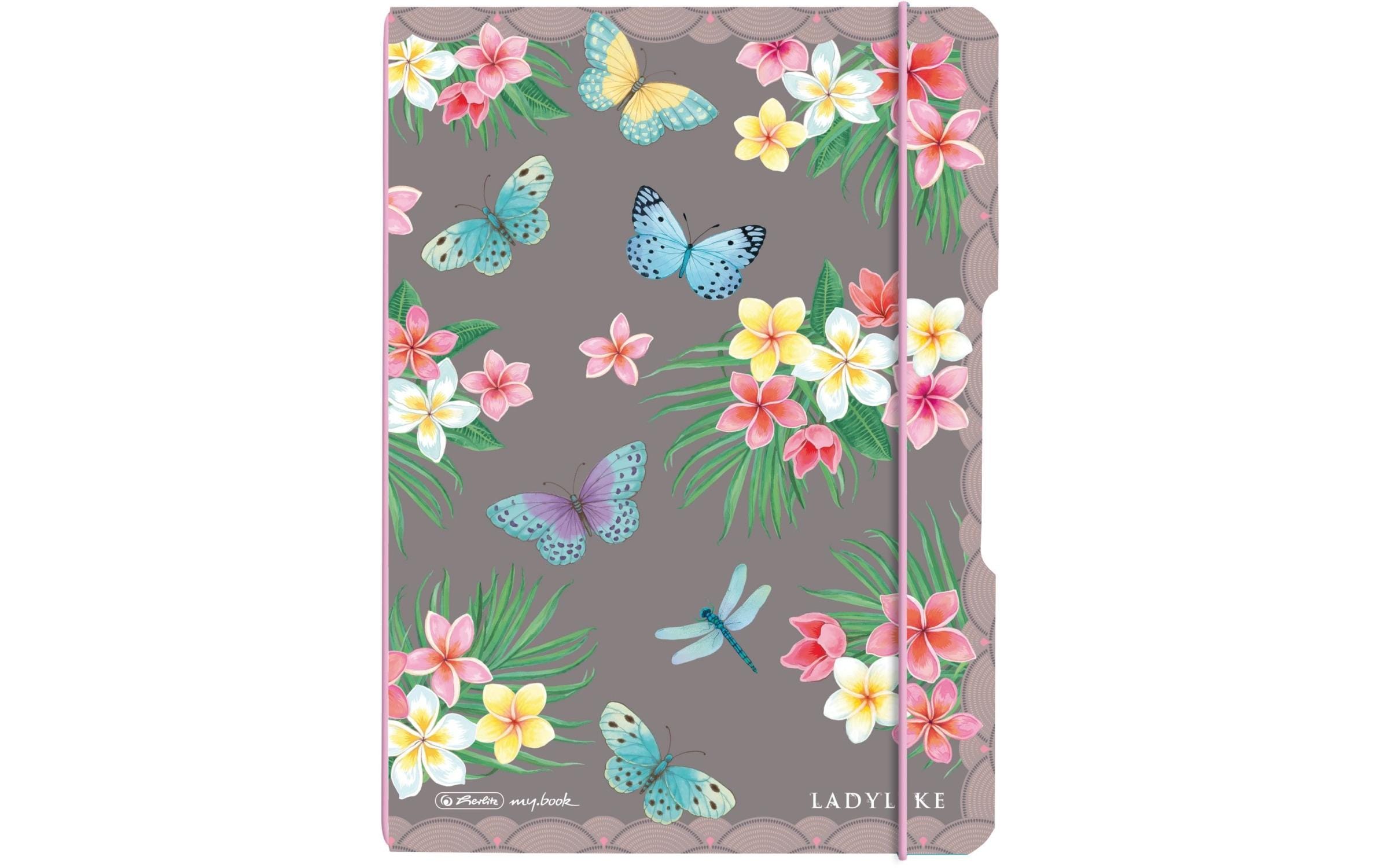 Herlitz Notizheft Ladylike Butterflies A5, 40 Blätter, punktiert 3 Herlitz Notizheft Ladylike Butterflies A5, 40 Blätter, punktiert