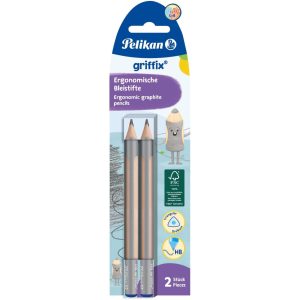 Pelikan Bleistift Griffix HB, 2 Stück