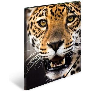 HERMA Gummibandmappe A3 Leopard, Polypropylen, mit Innendruck