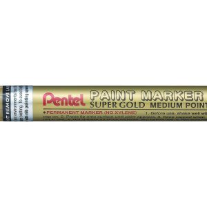 pentel Permanent-Marker Paint 2.5 mm, Metallic Gold