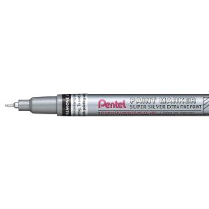 pentel Permanent-Marker Paint 0.7 mm, Silber Metallic