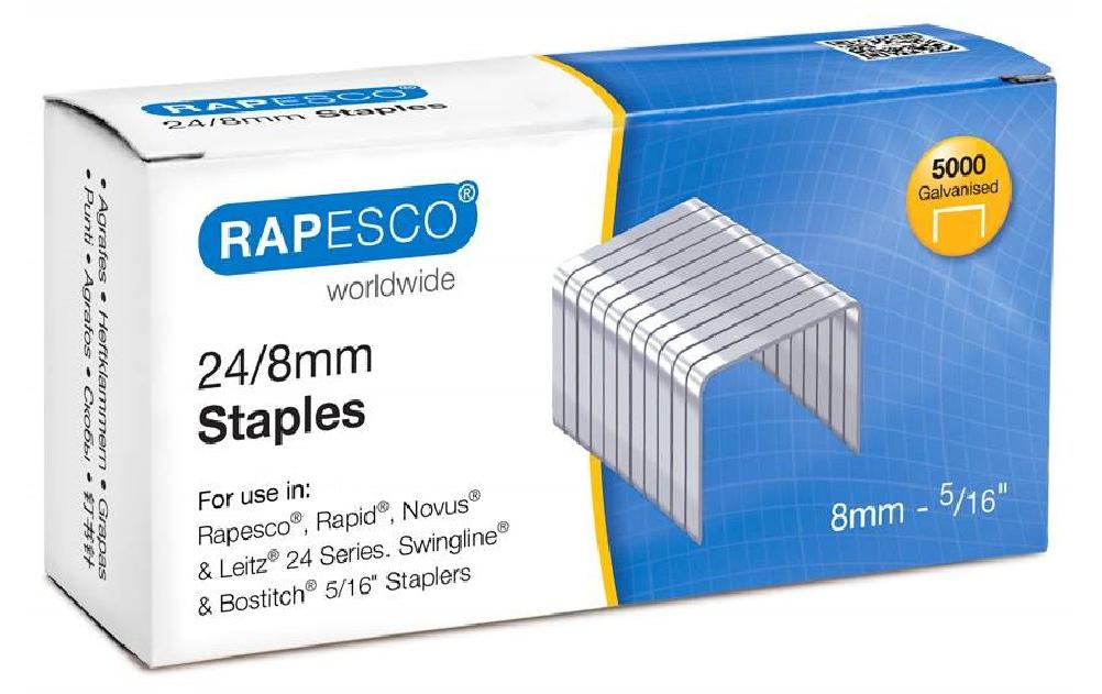 Rapesco Heftklammer 24 / 8 mm, 5000 Stück 2