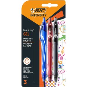 BIC Gelschreiber Gel-ocity Quick Dry Set von 3 Stück