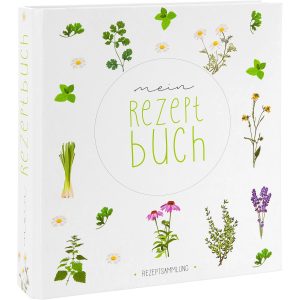 Goldbuch Notizbuch für Rezepte Wildblumen 21 x 22 cm