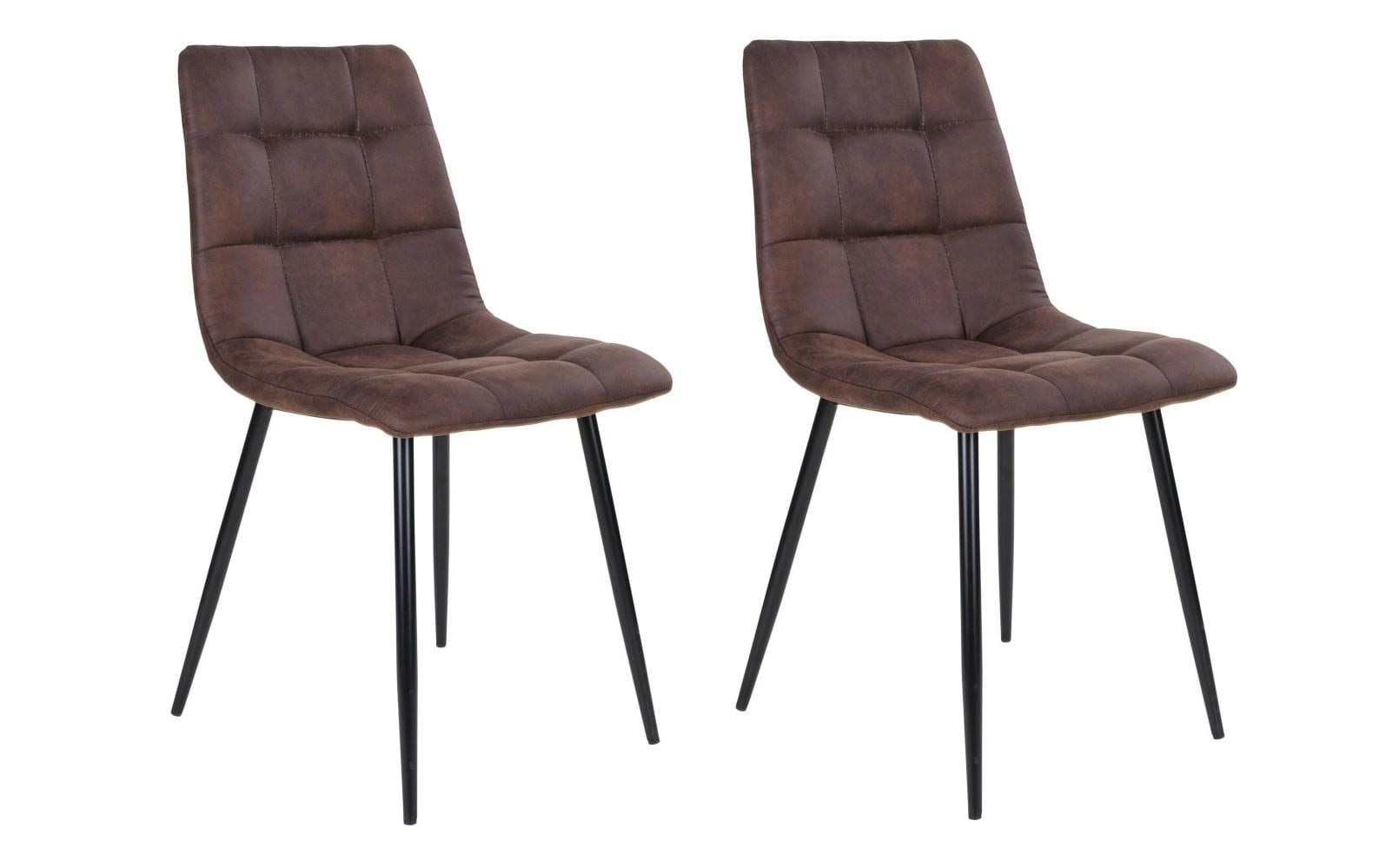 House Nordic Stuhl Middelfart 2 Stück, 86 x 55 cm, Schwarz/Braun 3 House Nordic Stuhl Middelfart 2 Stück, 86 x 55 cm, Schwarz/Braun