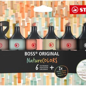 STABILO Textmarker BOSS ORIGINAL NatureColors 8er Set