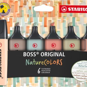 STABILO Textmarker BOSS ORIGINAL NatureColors 6er Set