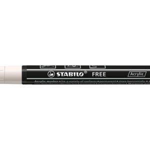 STABILO Acrylmarker Free Acrylic T100 Weiss