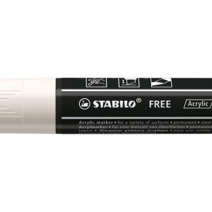 STABILO Acrylmarker Free Acrylic T800C Weiss