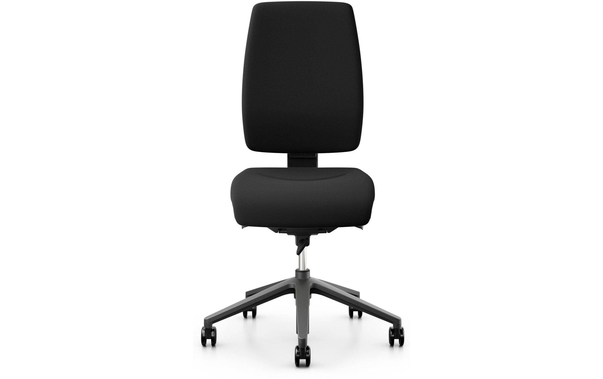 Giroflex Bürostuhl 68 mit Polsterrücken, ohne Armlehnen, Schwarz 1 314282025 xxl3 scaled