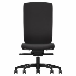 Züco Bürostuhl Forma King Plus, mit Polsterrücken, Schwarz