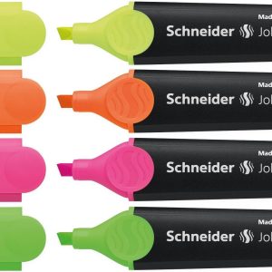 Schneider Textmarker Job 4er Etui