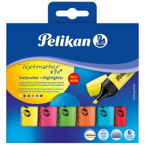Pelikan Textmarker 490 Mehrfarbig, 6 Stück