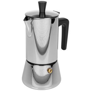 FURBER Espressokocher Chicchi 4 Tassen, Silber