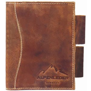 Alpenleder Notizbuch Goethe A6, liniert, Wild Camel