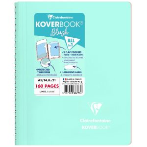 Clairefontaine Notizbuch Blush A5, liniert, Mint