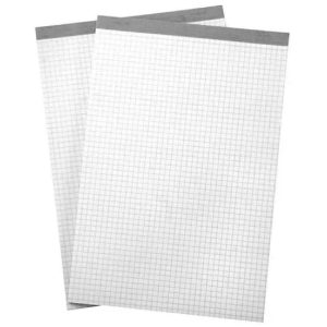 Büroline Notizblock A7, 4 mm kariert, 4 Stück