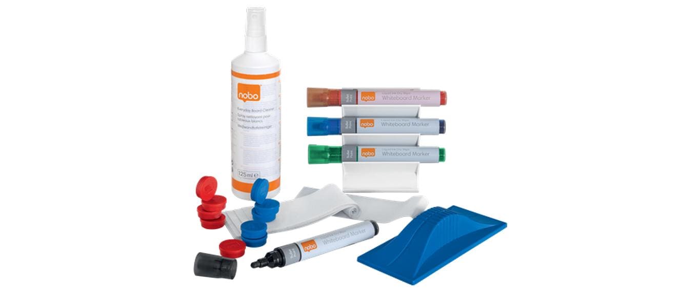Nobo Starter-Kit für Whiteboards, 32-teilig 2