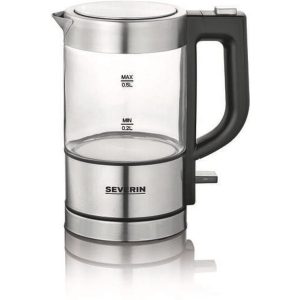Severin Wasserkocher WK 3472 0.5 l, Grau/Silber