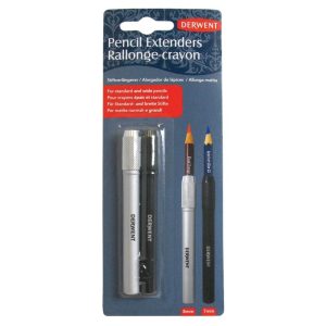 Derwent Bleistiftverlängerer, für 7 und 8 mm Durchmesser, 2-teilig
