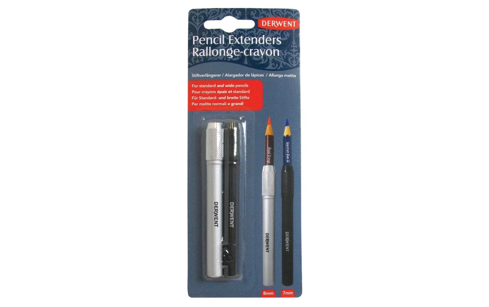 Derwent Bleistiftverlängerer, für 7 und 8 mm Durchmesser, 2-teilig 1