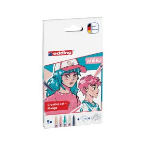 edding Acrylmarker Komplettes Manga Stifte Set Mehrfarbig