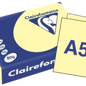 Clairefontaine Kopierpapier Trophée A5, Gelb, 80 gm2, 500 Blatt