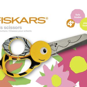 Fiskars Kinderschere Biene Rostfreier Stahl