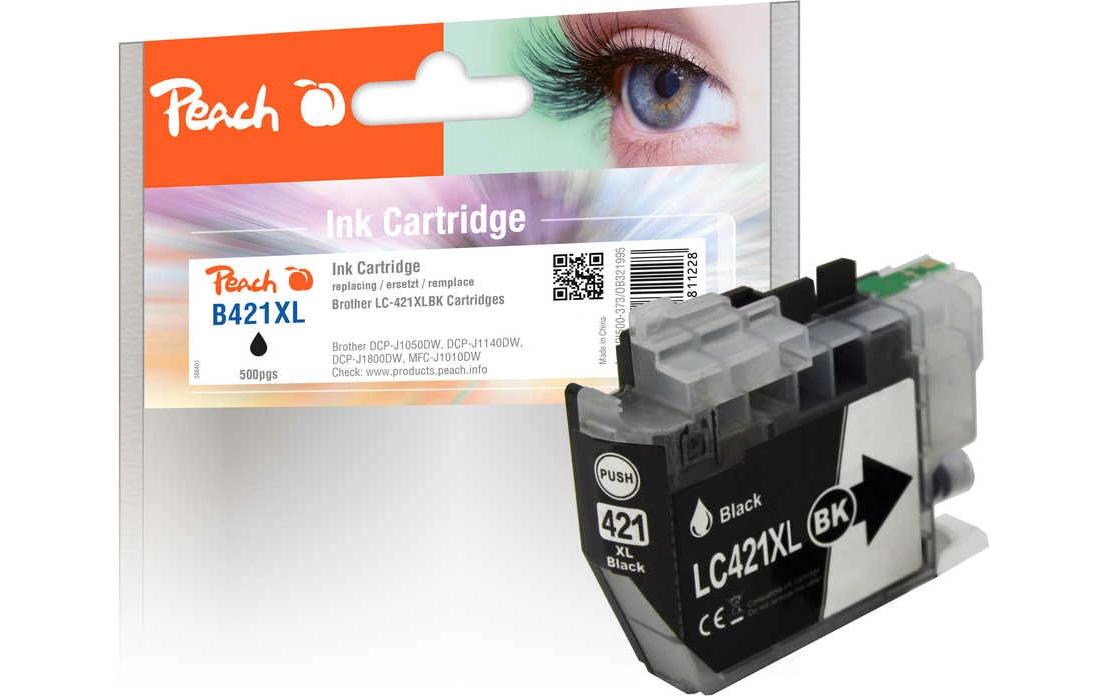 Peach Tinte für Brother LC-421XLBK Black 3 Peach Tinte für Brother LC-421XLBK Black