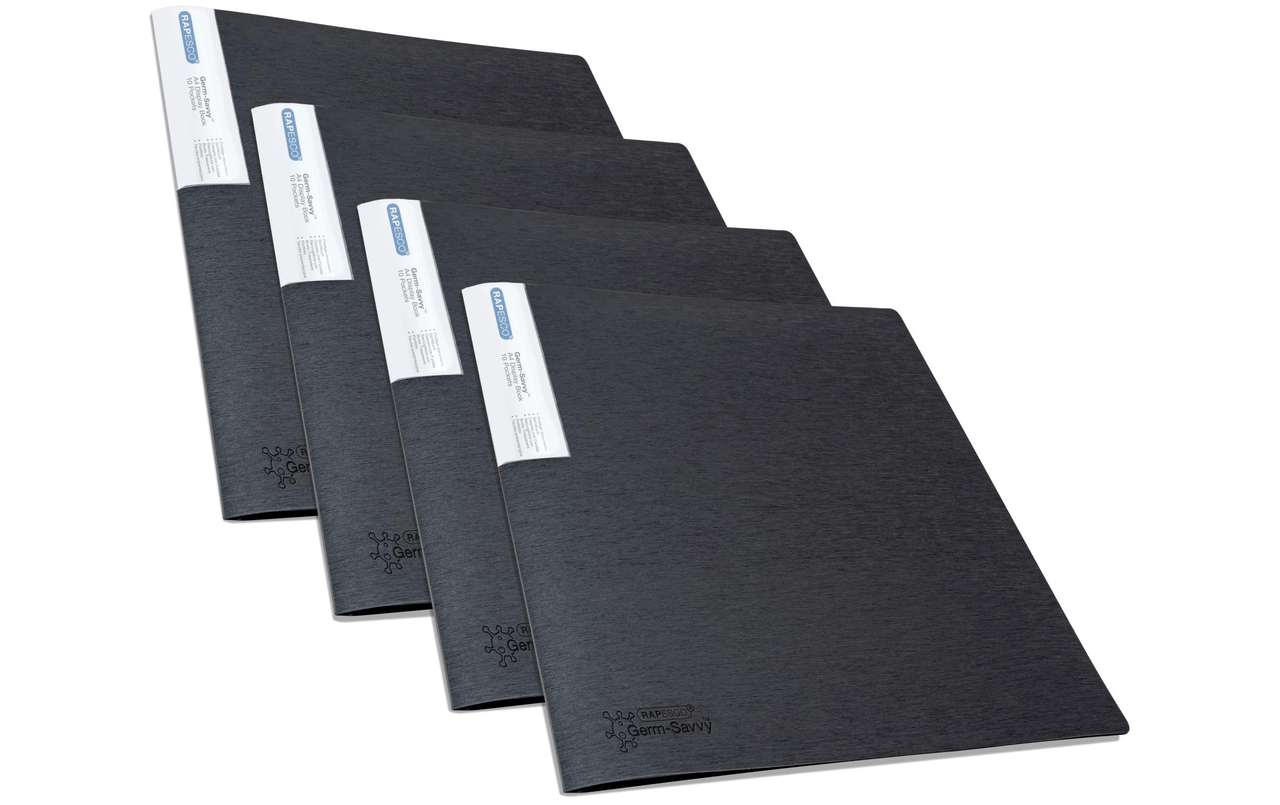 Rapesco Präsentationsmappe Germ-Savvy A4 Schwarz 3 Rapesco Präsentationsmappe Germ-Savvy A4 Schwarz