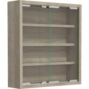 VCM Vitrine Agisa S 37 x 40 cm, Eiche