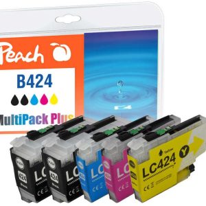 Peach Tinte für Brother LC-424 MP Plus C/M/Y/BK