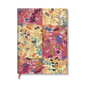 Paperblanks Notizbuch Kara-ori 17.5 x 22 cm, Liniert, Pink