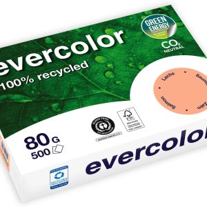Clairefontaine Kopierpapier Evercolor A4, Lachs, 80 g/m²,500 Blatt