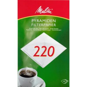 Melitta Filtertüte Pyramiden-Filterpapier 220 100 Stück