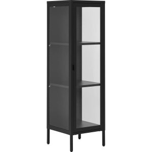 House Nordic Vitrine Brisbane 140 x 40 cm, Schwarz