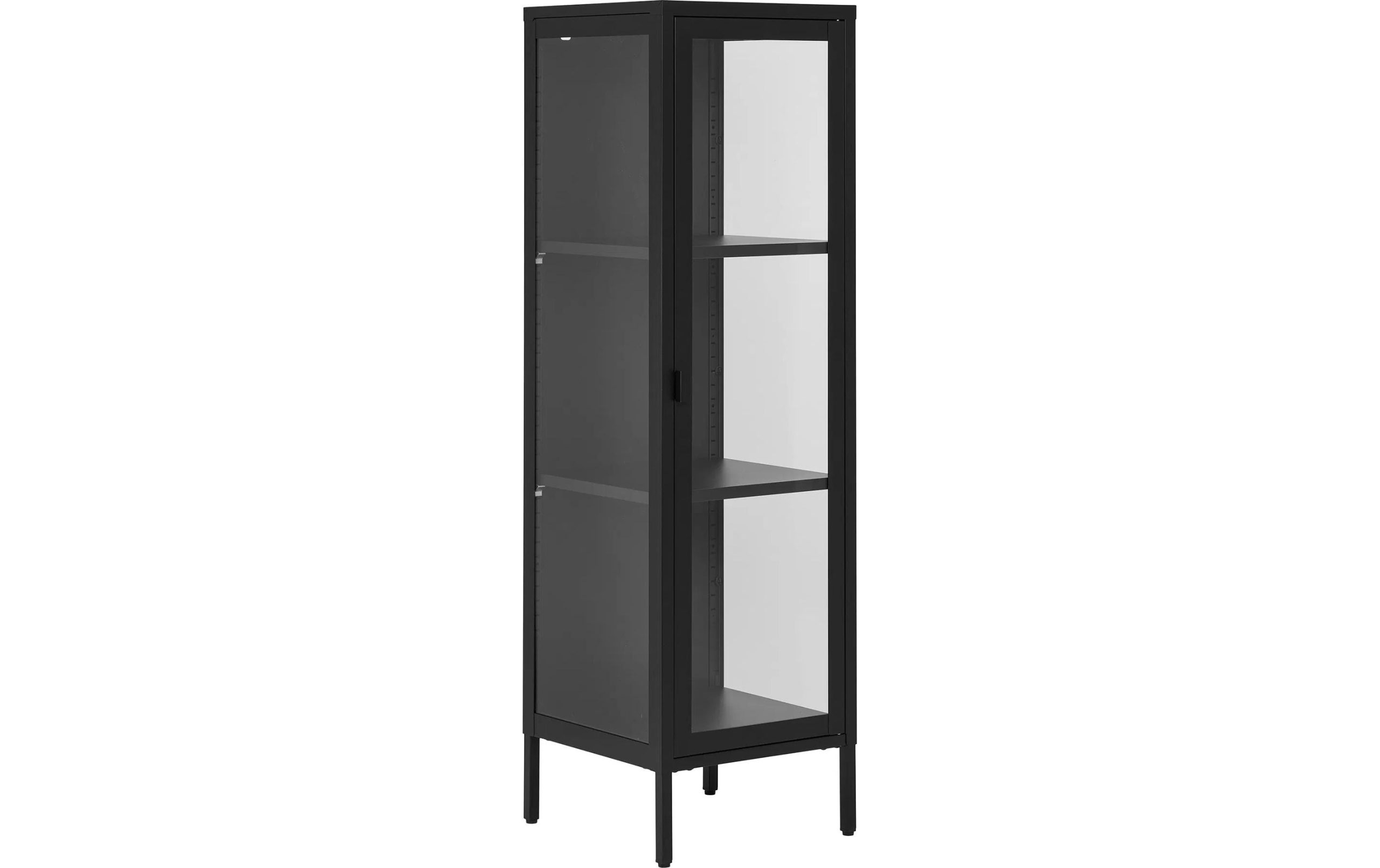 House Nordic Vitrine Brisbane 140 x 40 cm, Schwarz 2 368155837 xxl3 scaled
