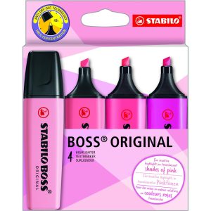 STABILO BOSS Shades of pink, 4er Etui