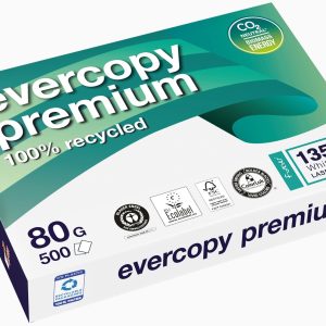 Evercopy Kopierpapier Premium A3, Weiss, 80 g/m², 500 Blatt