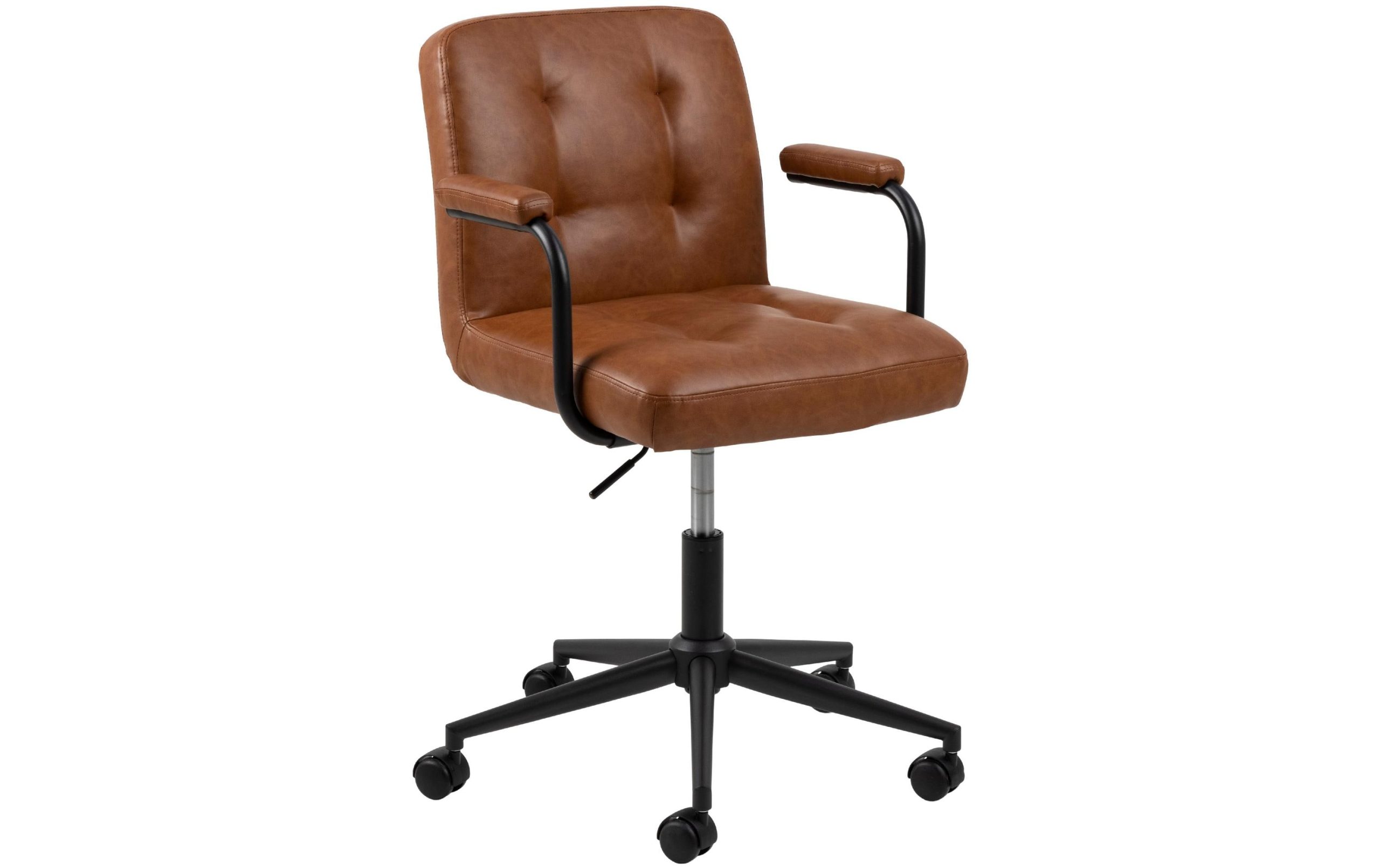 AC Design Bürostuhl Cosmo, mit Polsterrücken und Armlehnen, Cognac 2 372174970 xxl3 scaled