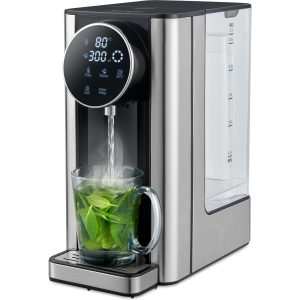 Trisa Heisswasserspender Silver Stream 2.7 l, Schwarz/Silber